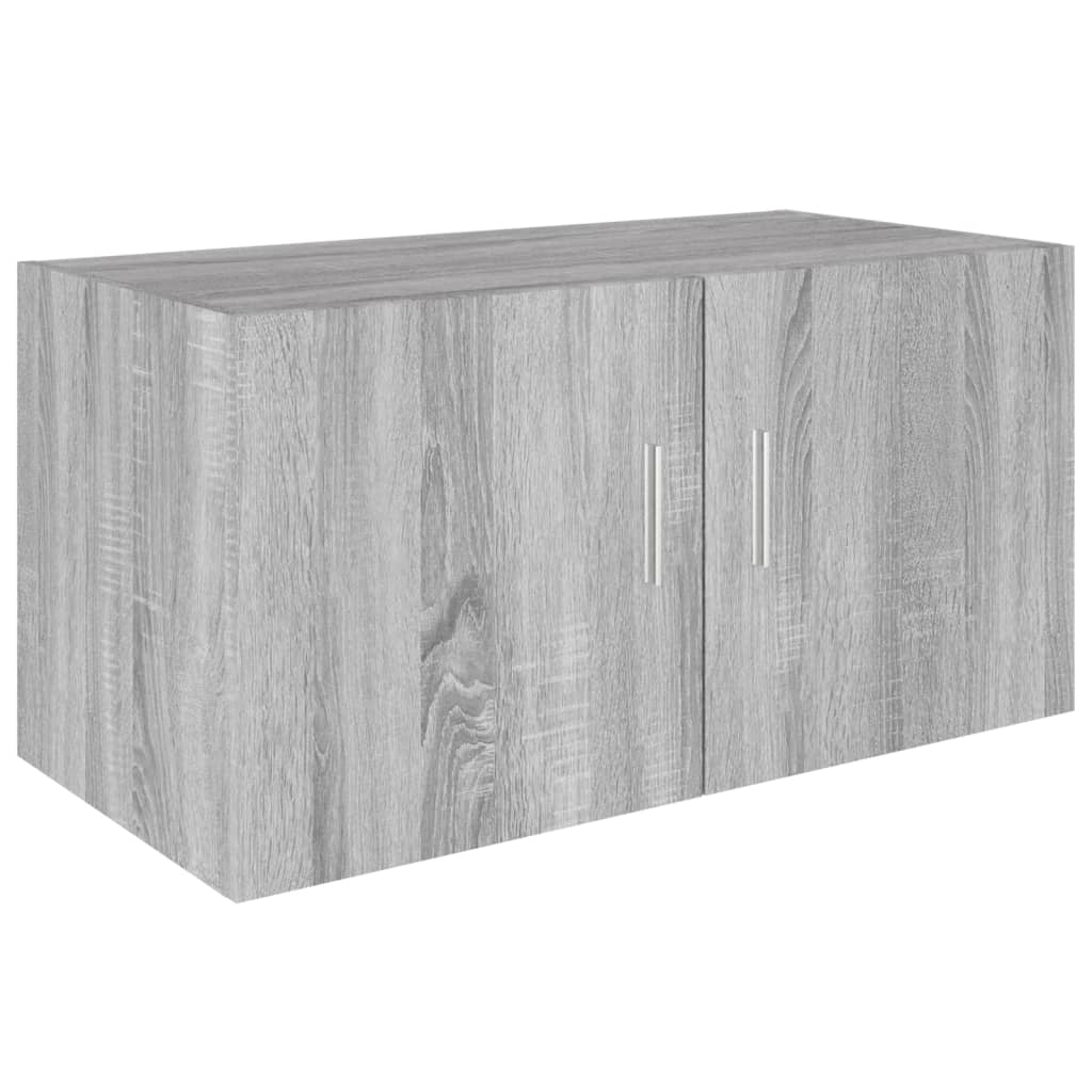 Wall Mounted Cabinet Chipboard Floating Storage Vanity Cupboard 2 Door Bathroom - Picture 51 of 63