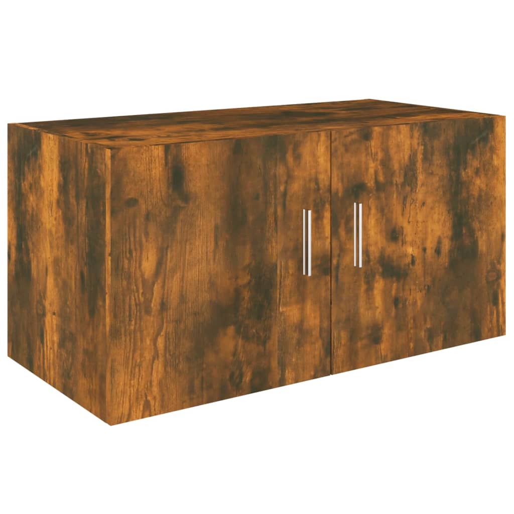 Wall Mounted Cabinet Chipboard Floating Storage Vanity Cupboard 2 Door Bathroom - Picture 44 of 63