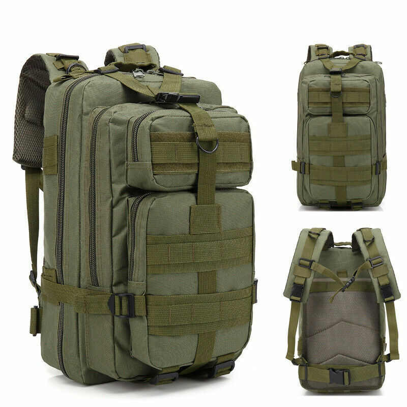 Shop Generic 35L Men Women Outdoor Military Army Tactical Backpack Trekking  Sport Travel Rucksacks Camping Hiking Fishing Bags(#ArmyGreen) Online
