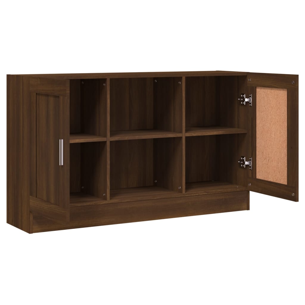 Kommode Anrichte 120 cm Sideboard 2 Türen und 2 Fächer Holzwerkstoff Bodengleich - Bild 80 von 89