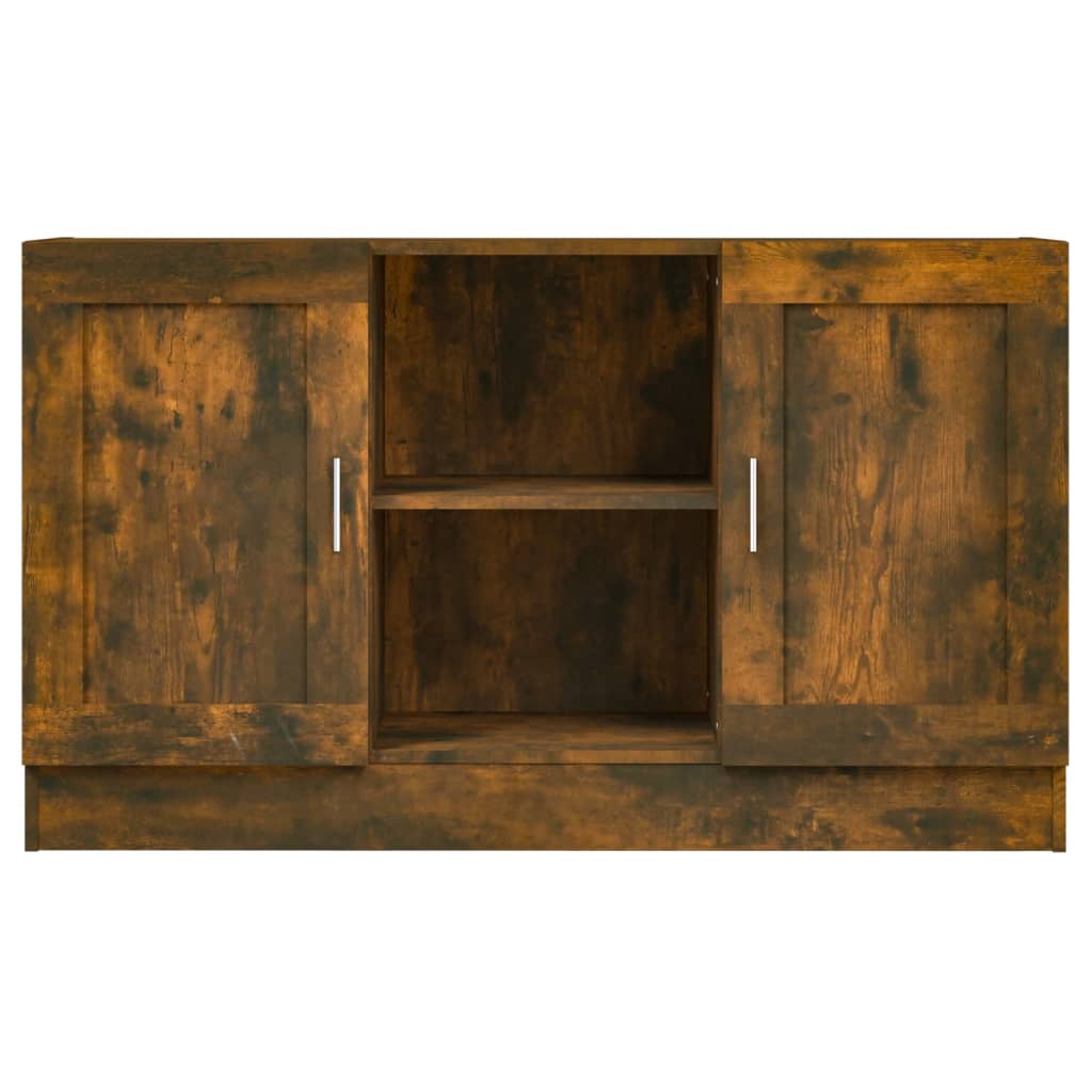Kommode Anrichte 120 cm Sideboard 2 Türen und 2 Fächer Holzwerkstoff Bodengleich - Bild 68 von 89