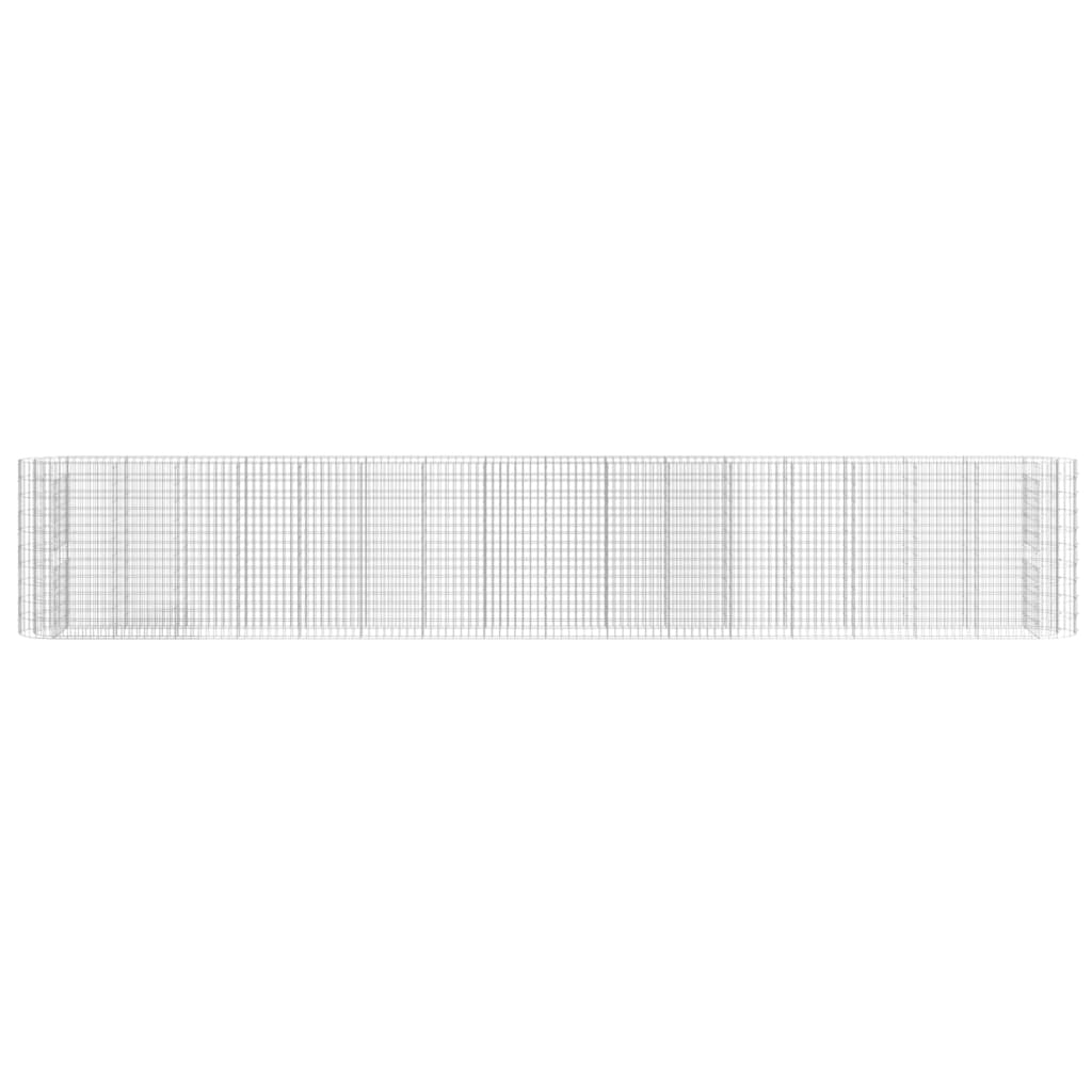 Gabionen-Hochbeet Steingabionen Steinkorb Zaun Mauer Gitter Verzinktes Eisen - Bild 21 von 46