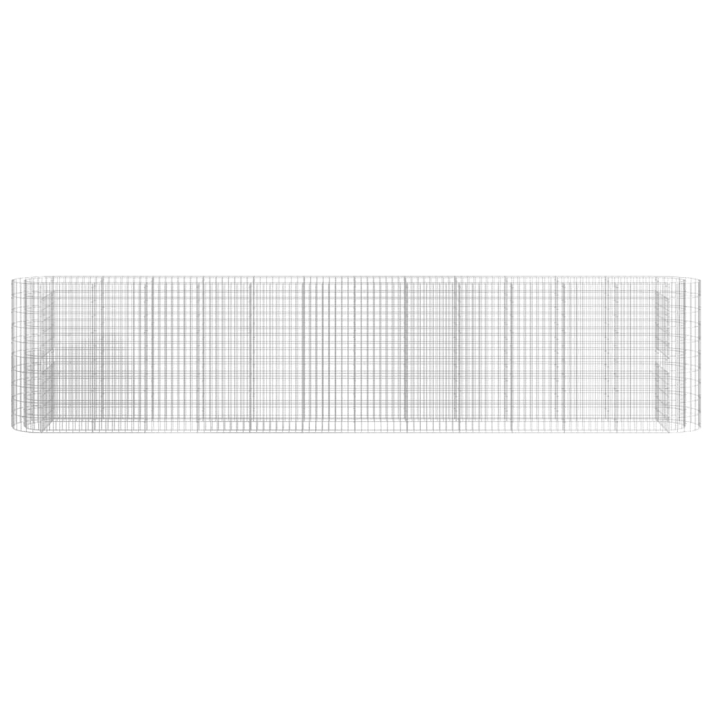 Gabionen-Hochbeet Steingabionen Steinkorb Zaun Mauer Gitter Verzinktes Eisen - Bild 19 von 46