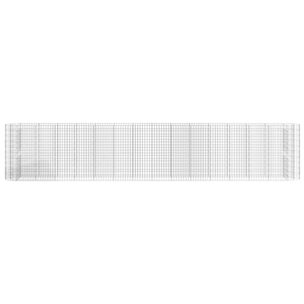 Gabionen-Hochbeet Steingabionen Steinkorb Zaun Mauer Gitter Verzinktes Eisen - Bild 20 von 46