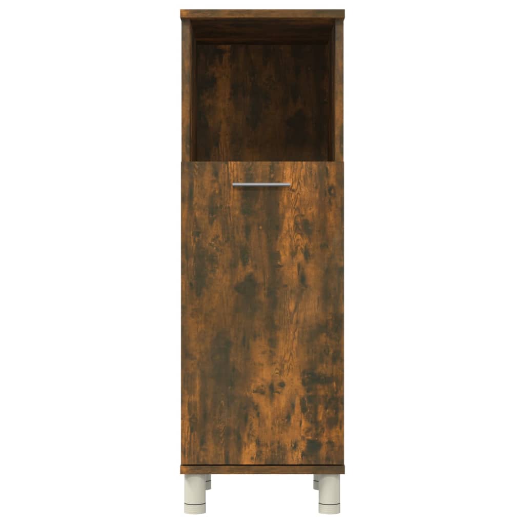 Badezimmerschrank Badschrank Schmaler Midischrank Badregal 3 Fächern 30x30x95 cm - Bild 50 von 109