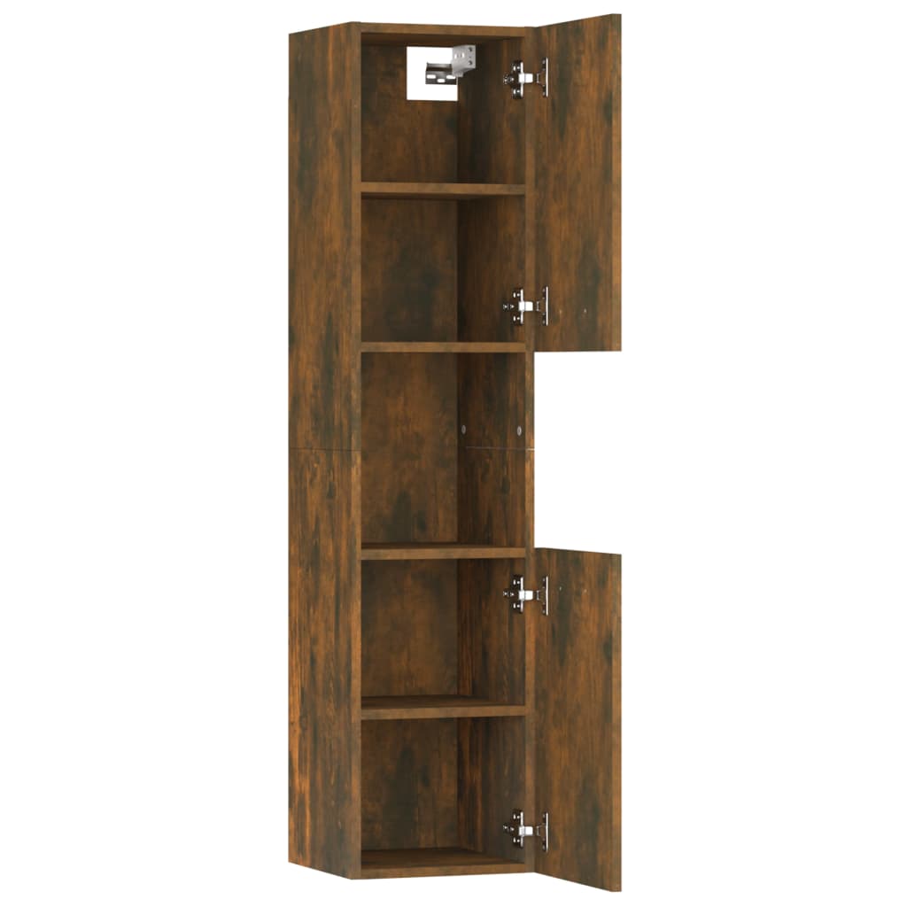 Badschrank Wandschrank Hochschrank Badezimmerschrank Hängeschrank 30x30x130cm - Bild 100 von 153