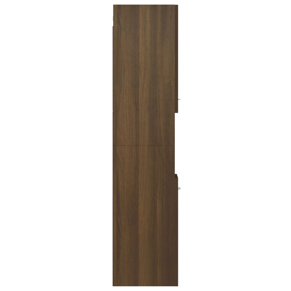 Badschrank Wandschrank Hochschrank Badezimmerschrank Hängeschrank 30x30x130cm - Bild 120 von 153