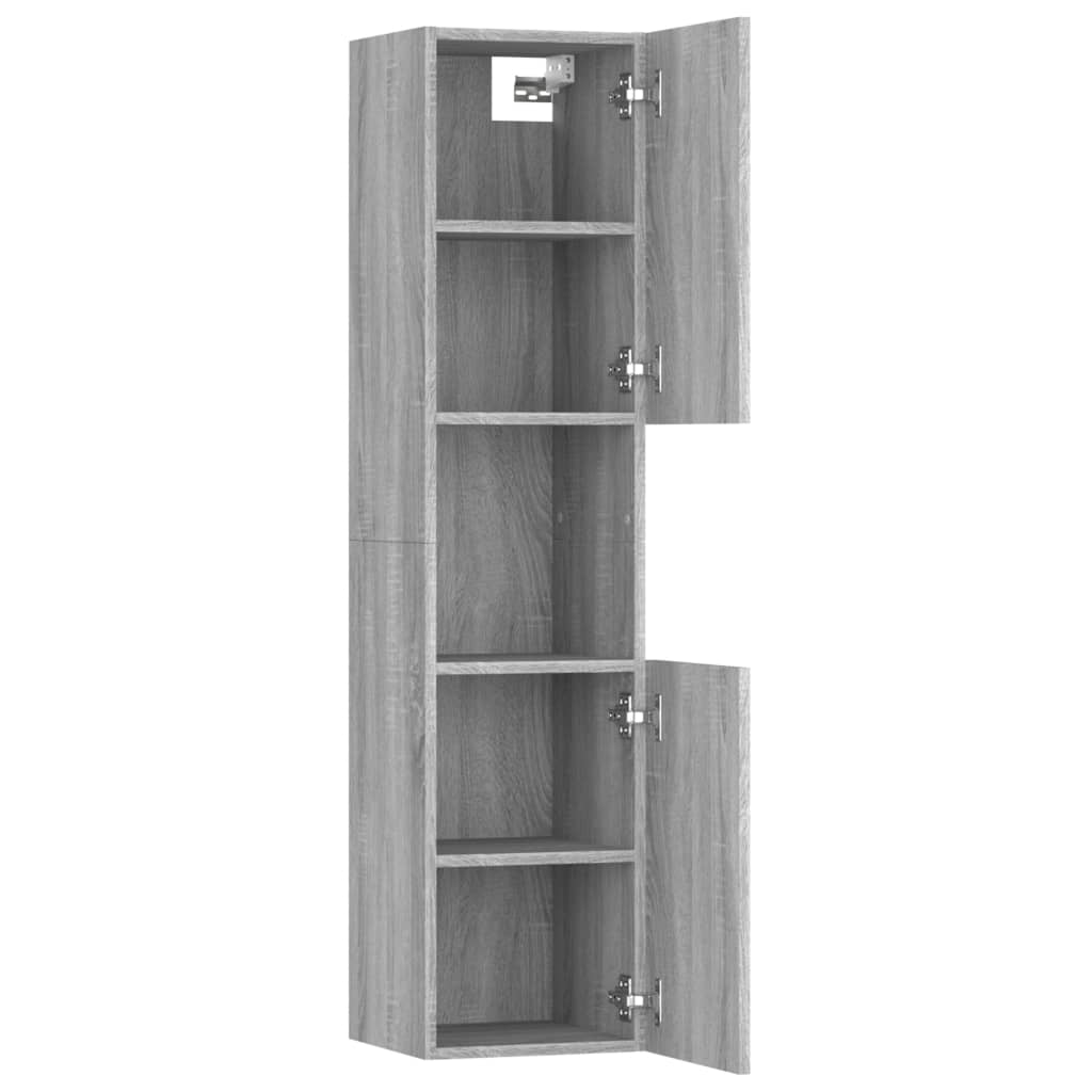 Badschrank Wandschrank Hochschrank Badezimmerschrank Hängeschrank 30x30x130cm - Bild 109 von 153