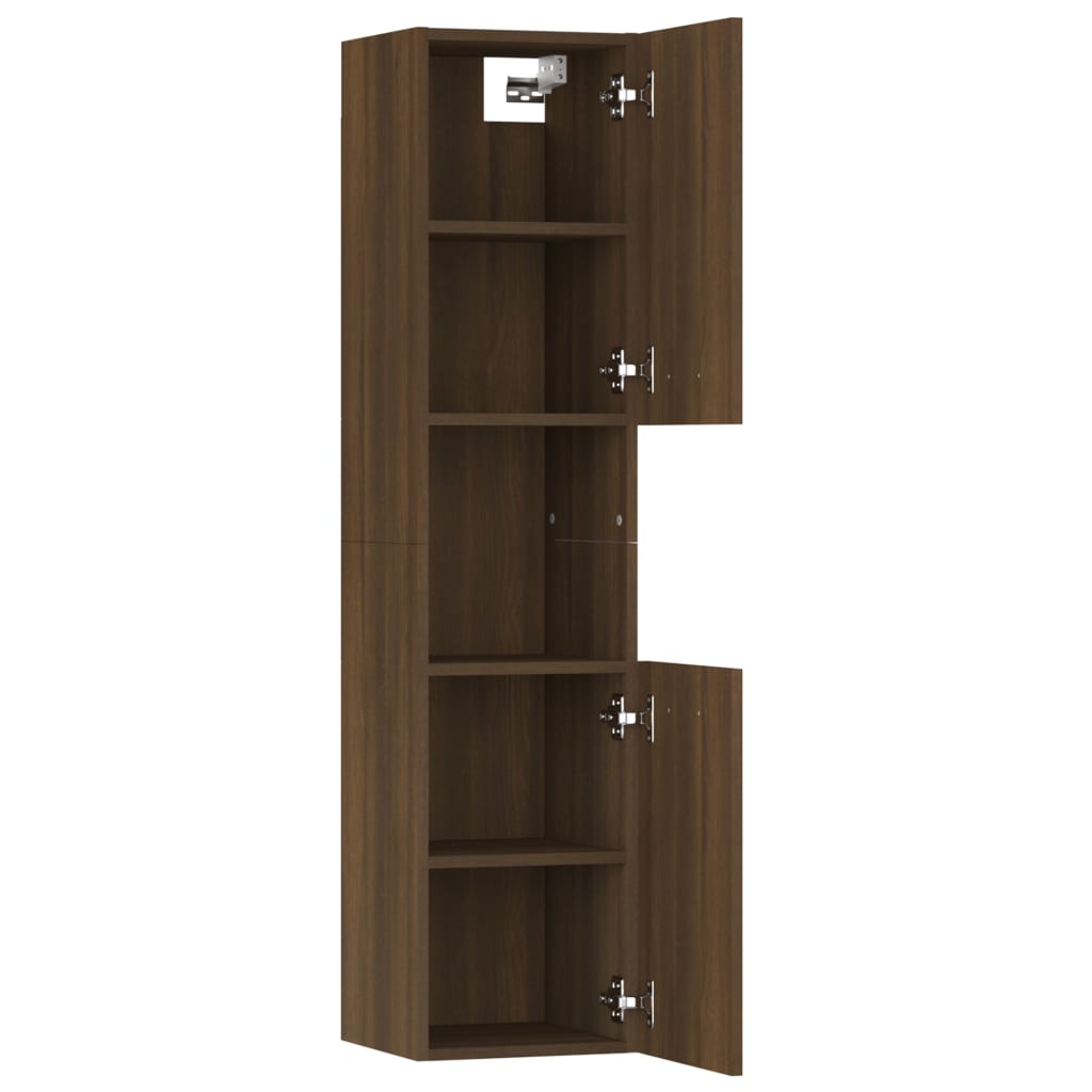 Badschrank Wandschrank Hochschrank Badezimmerschrank Hängeschrank 30x30x130cm - Bild 118 von 153