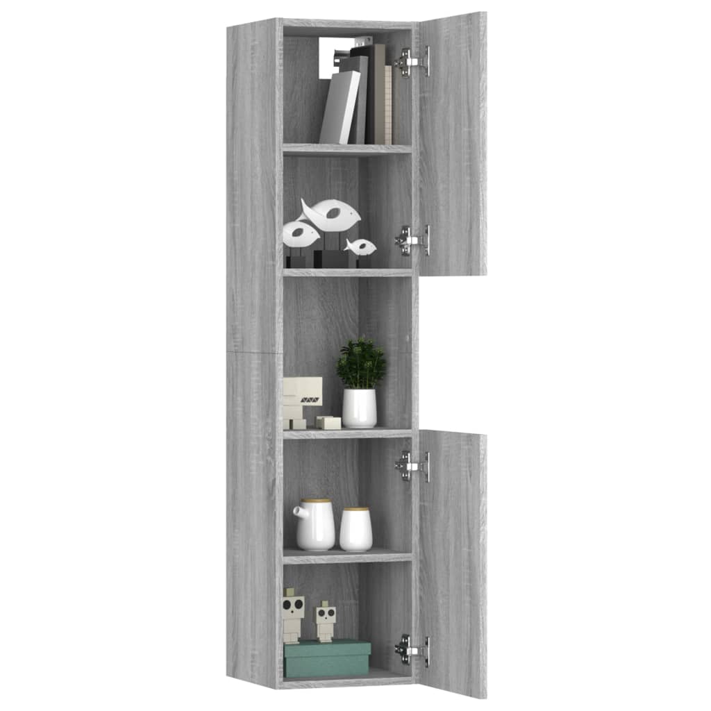 Badschrank Wandschrank Hochschrank Badezimmerschrank Hängeschrank 30x30x130cm - Bild 108 von 153