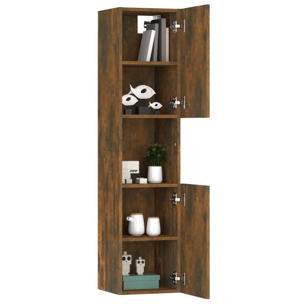 Badschrank Wandschrank Hochschrank Badezimmerschrank Hängeschrank 30x30x130cm - Bild 99 von 153