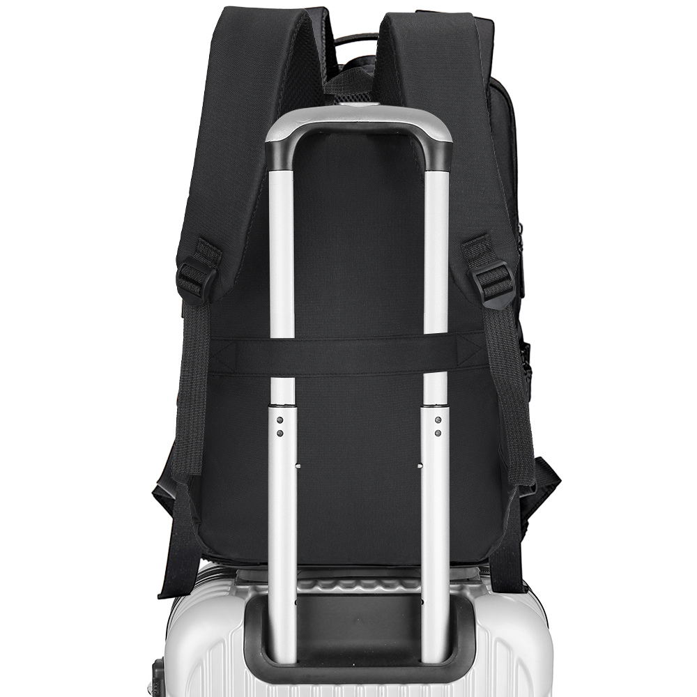 15.6" 17.3" Mens Large Backpack Business School Bag Waterproof Sport Laptop Bags - Picture 22 of 101