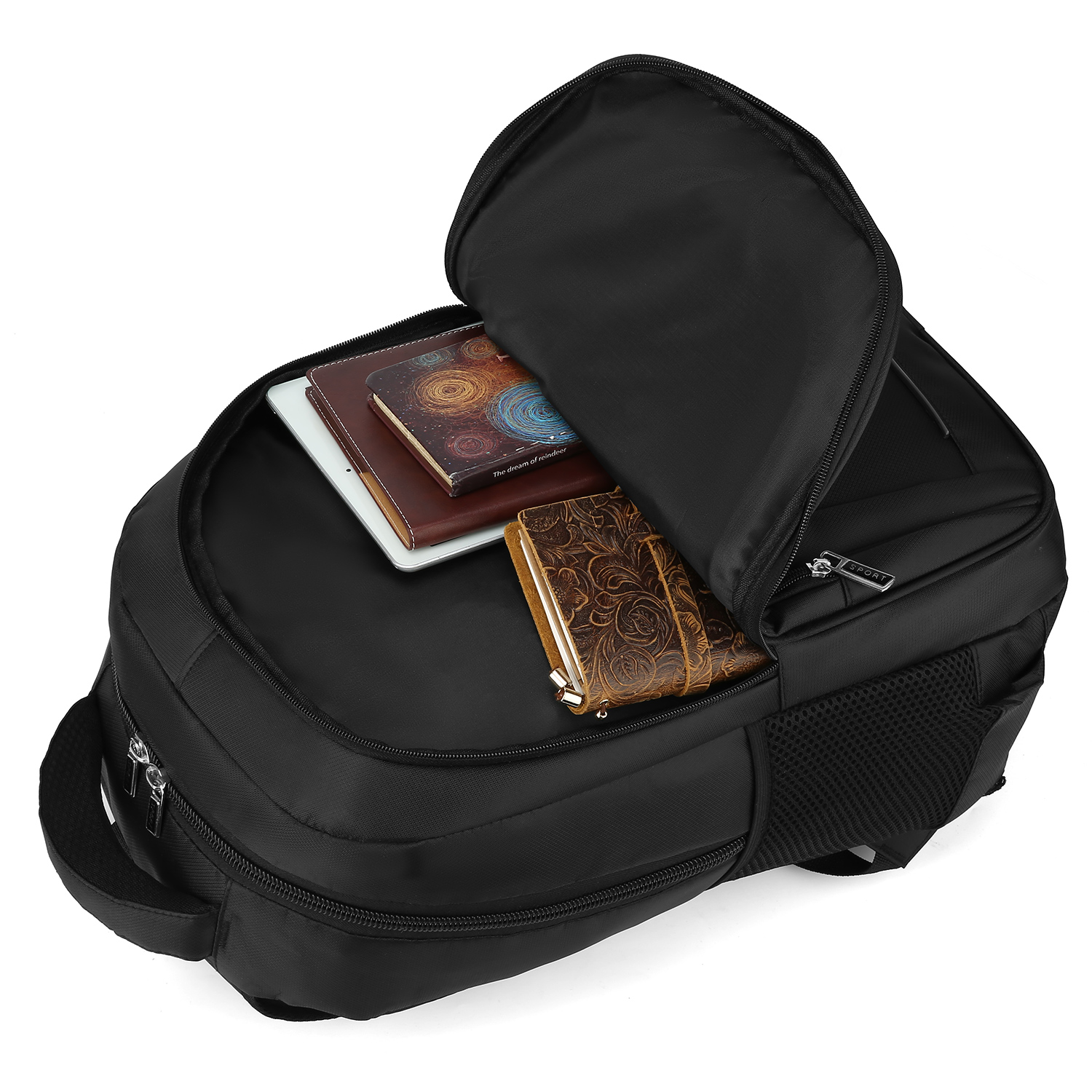 15.6" 17.3" Mens Large Backpack Business School Bag Waterproof Sport Laptop Bags - Picture 18 of 101