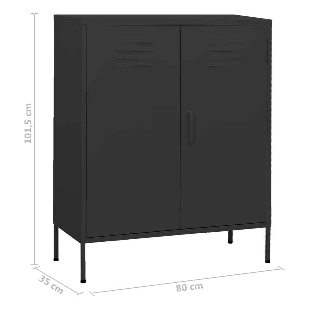 Metal Storage Cabinet Sideboard Cupboard with Adjustable Shelves Home Decor - Picture 65 of 83