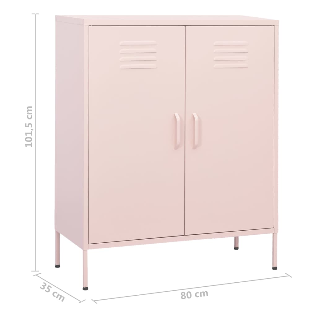 Metal Storage Cabinet Sideboard Cupboard with Adjustable Shelves Home Decor - Picture 47 of 83
