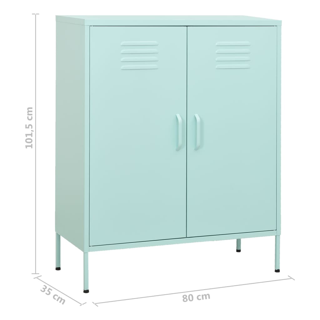 Metal Storage Cabinet Sideboard Cupboard with Adjustable Shelves Home Decor - Picture 56 of 83
