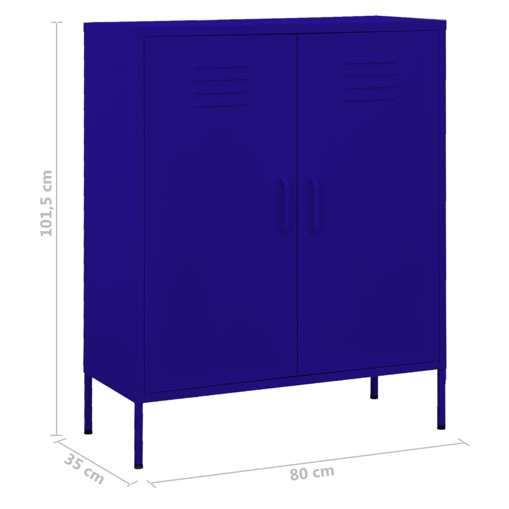 Metal Storage Cabinet Sideboard Cupboard with Adjustable Shelves Home Decor - Picture 20 of 83