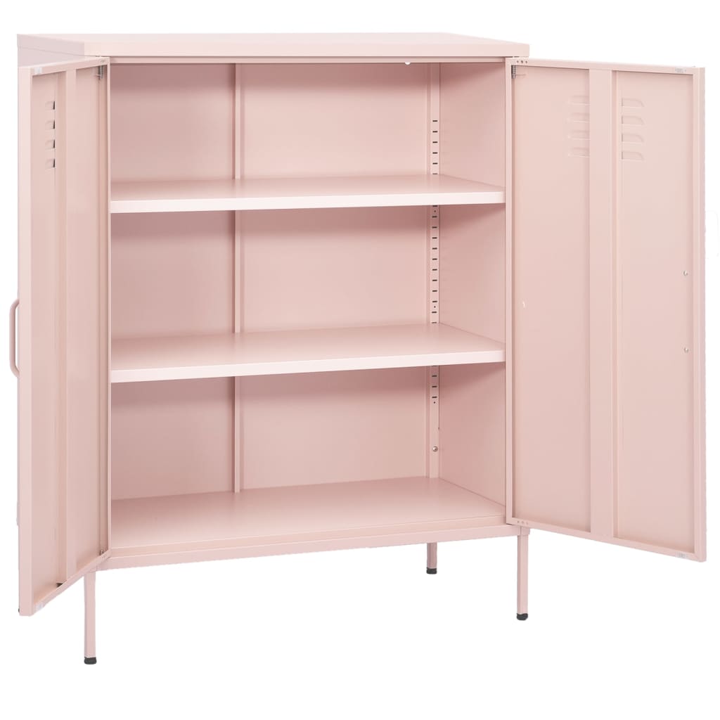 Metal Storage Cabinet Sideboard Cupboard with Adjustable Shelves Home Decor - Picture 42 of 83