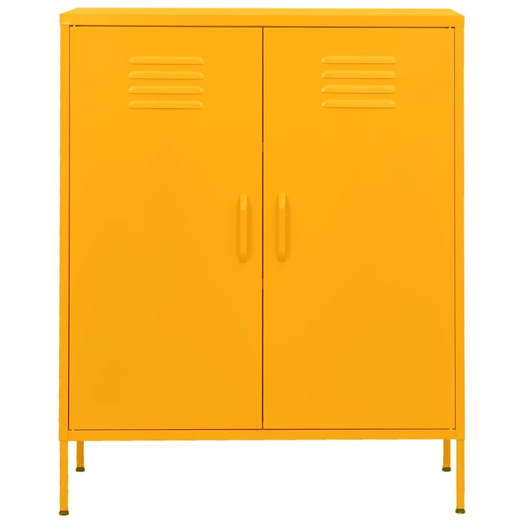 Metal Storage Cabinet Sideboard Cupboard with Adjustable Shelves Home Decor - Picture 25 of 83