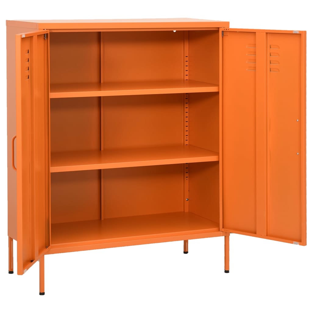 Metal Storage Cabinet Sideboard Cupboard with Adjustable Shelves Home Decor - Picture 33 of 83