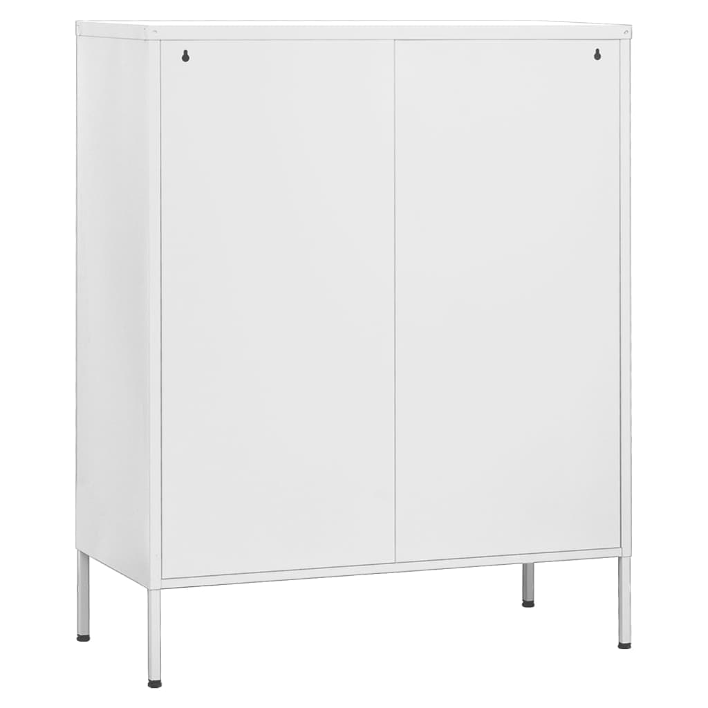 Industrial Metal Storage Cabinet Sideboard Cupboard Unit 2 Mesh Doors & Shelves - Picture 81 of 83