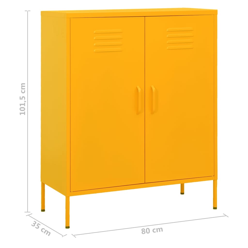 Metal Storage Cabinet Sideboard Cupboard with Adjustable Shelves Home Decor - Picture 29 of 83