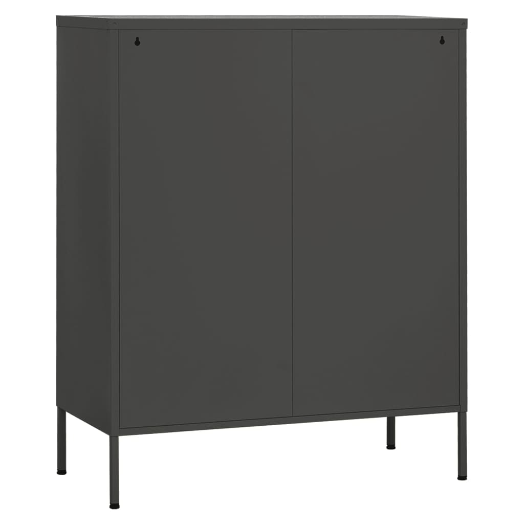 Industrial Metal Storage Cabinet Sideboard Cupboard Unit 2 Mesh Doors & Shelves - Picture 63 of 83