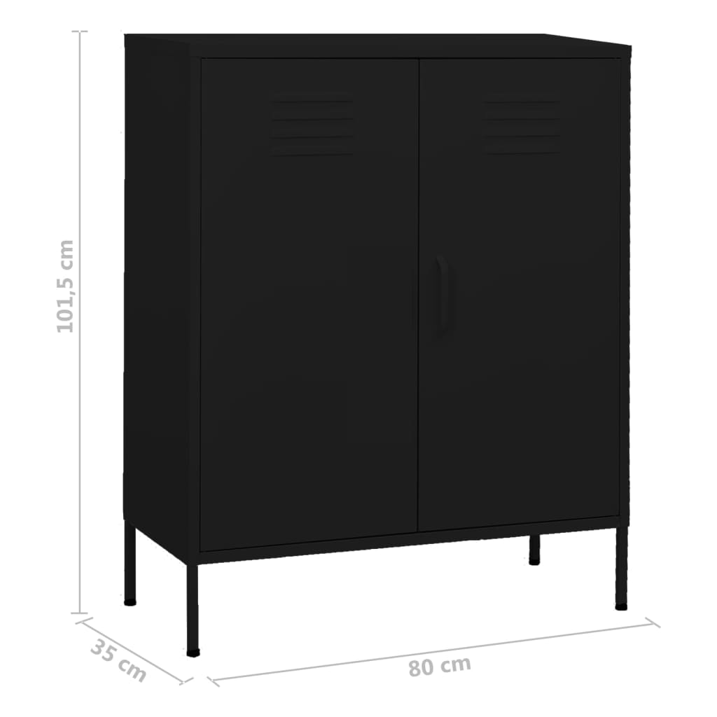 Metal Storage Cabinet Sideboard Cupboard with Adjustable Shelves Home Decor - Picture 74 of 83