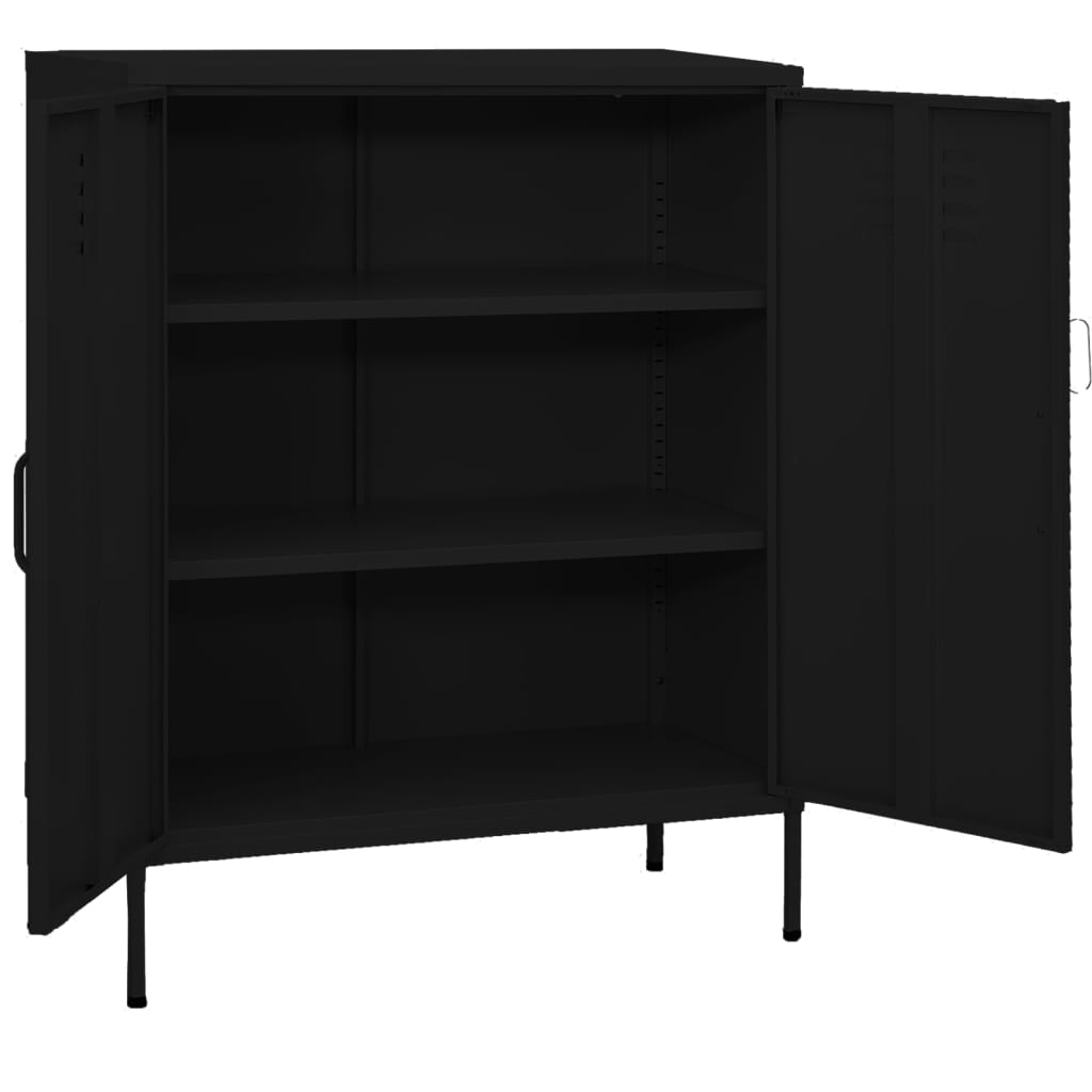 Metal Storage Cabinet Sideboard Cupboard with Adjustable Shelves Home Decor - Picture 69 of 83