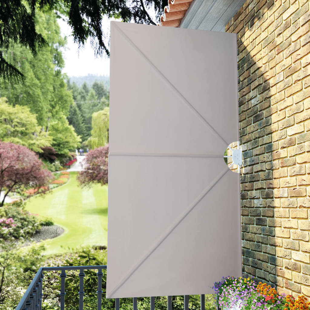 Balkonfächer Klappbar Balkon Sichtschutz Windschutz Seitenmarkise Sonnenschutz - Bild 13 von 88