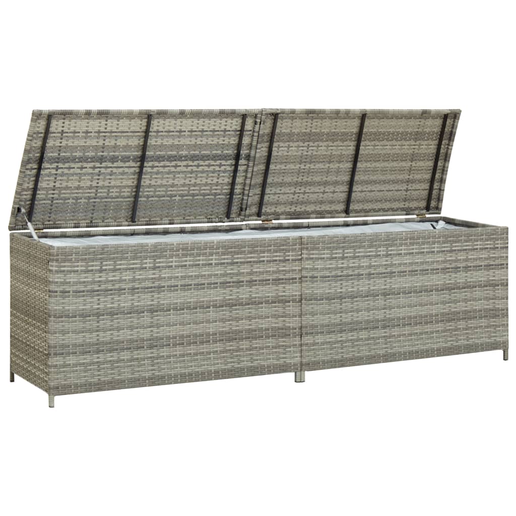 Poly Rattan Gartentruhe Auflagenbox Kissenbox Gartenbox Aufbewahrungsbox Truhe - Bild 90 von 95