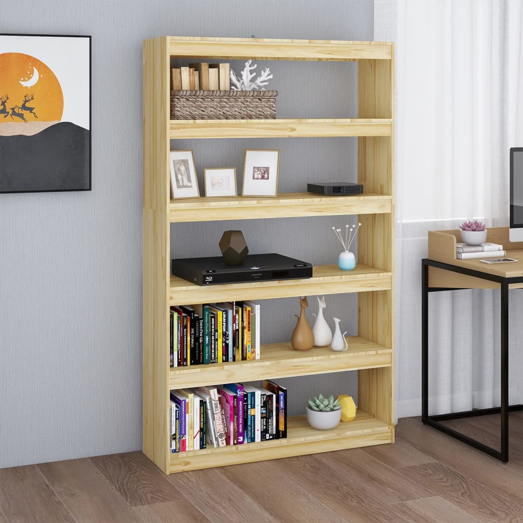 Bücherregal/Raumteiler Bücherschrank Aktenregal Schrank Regal Kiefer Massivholz - Bild 20 von 29