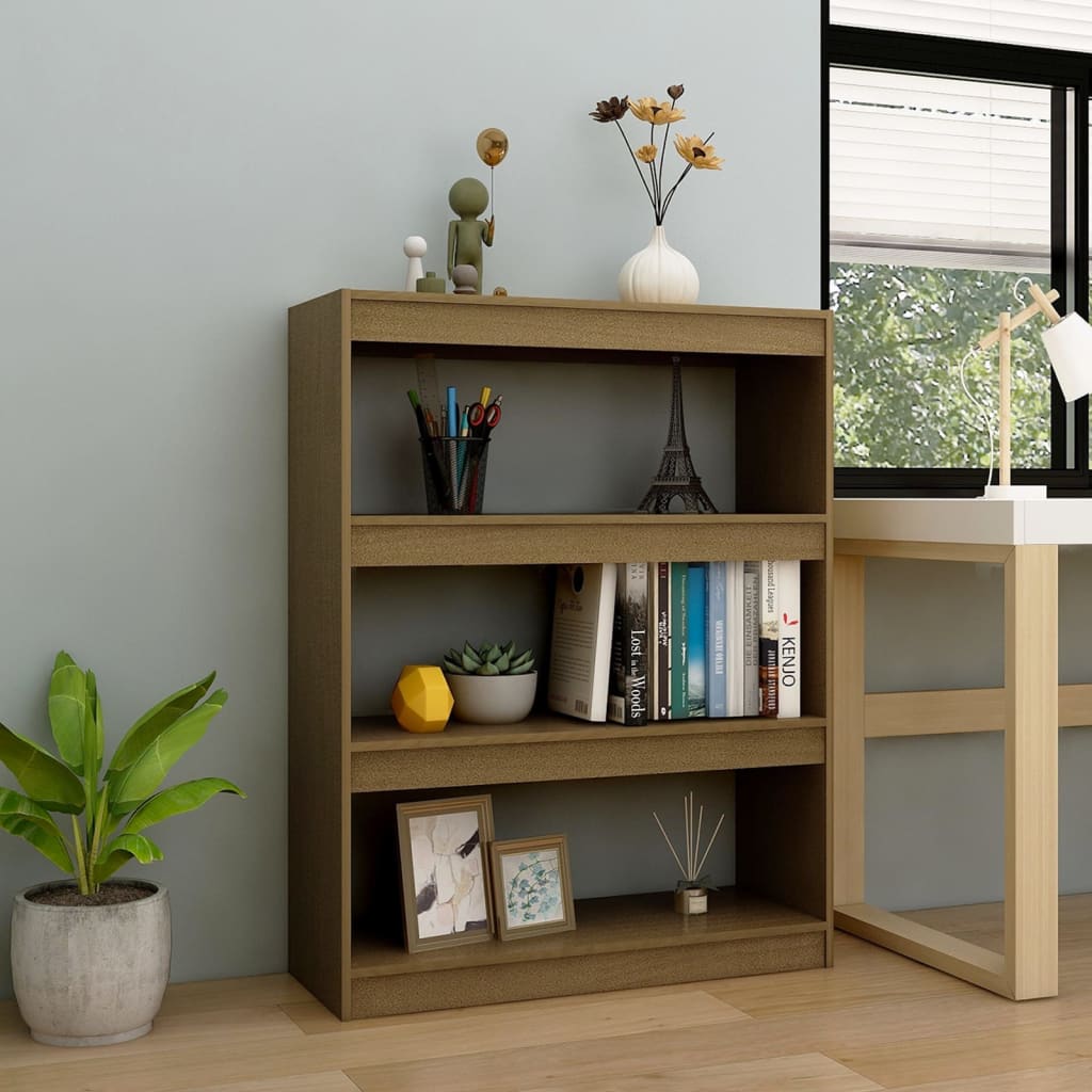 Bücherregal/Raumteiler Bücherschrank Aktenregal Schrank Regal Kiefer Massivholz - Bild 23 von 29
