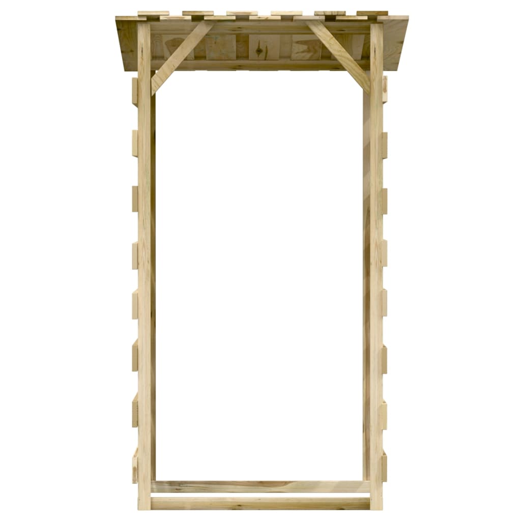 Unterstand Pergola Dach Kiefernholz Brennholzregal Überdachung Fahrradunterstand - Bild 26 von 35