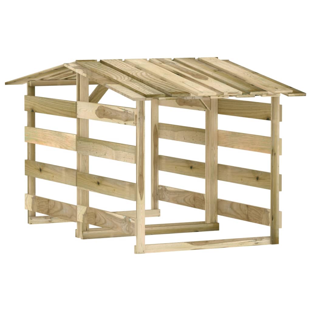 Unterstand Pergola Dach Kiefernholz Brennholzregal Überdachung Fahrradunterstand - Bild 20 von 35