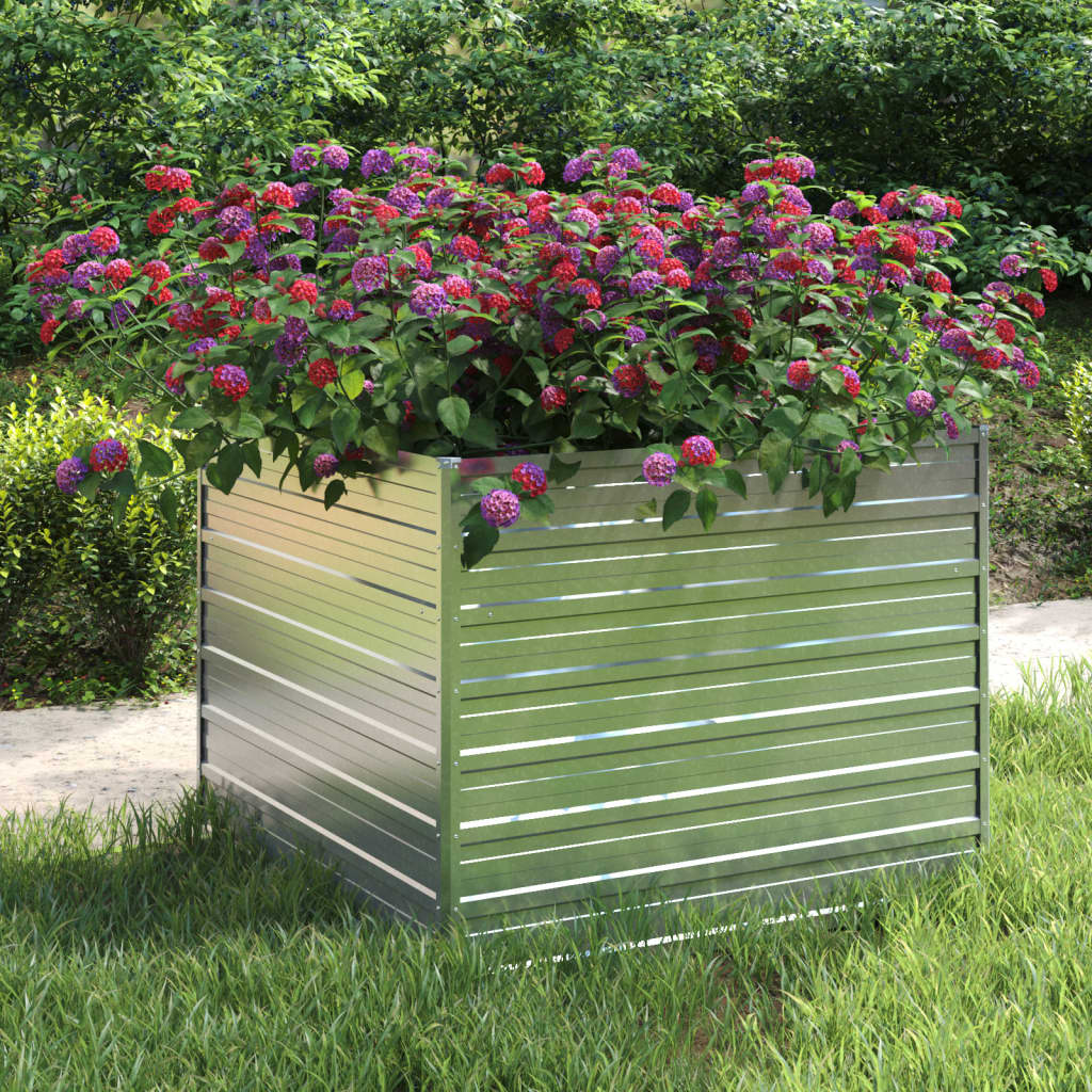 Metall Hochbeet Pflanzbeet Gemüsebeet Pflanzkasten Stahl Beet Blumenbeet Garten - Bild 169 von 177
