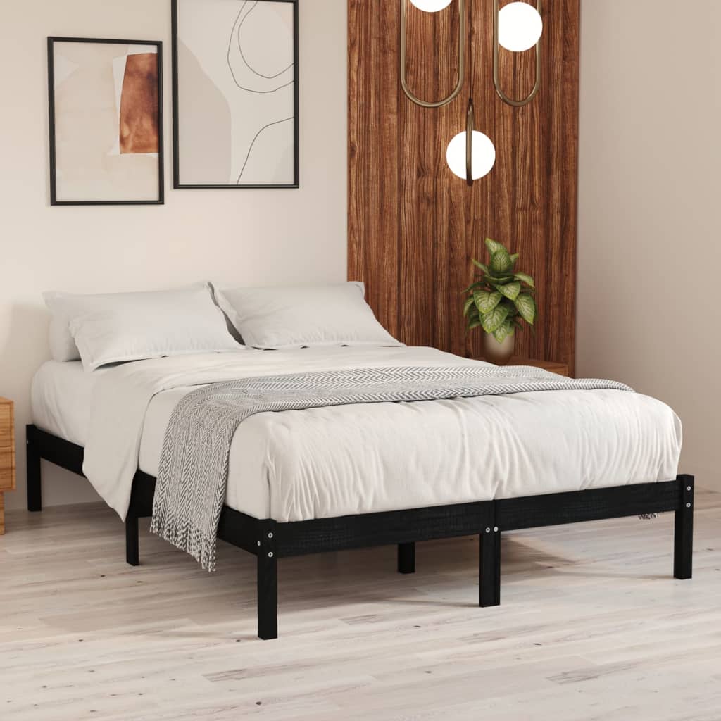 Massivholzbett Holzbett Bett Doppelbett Einzelbett Bettgestell Bett 75-200cm - Bild 28 von 52