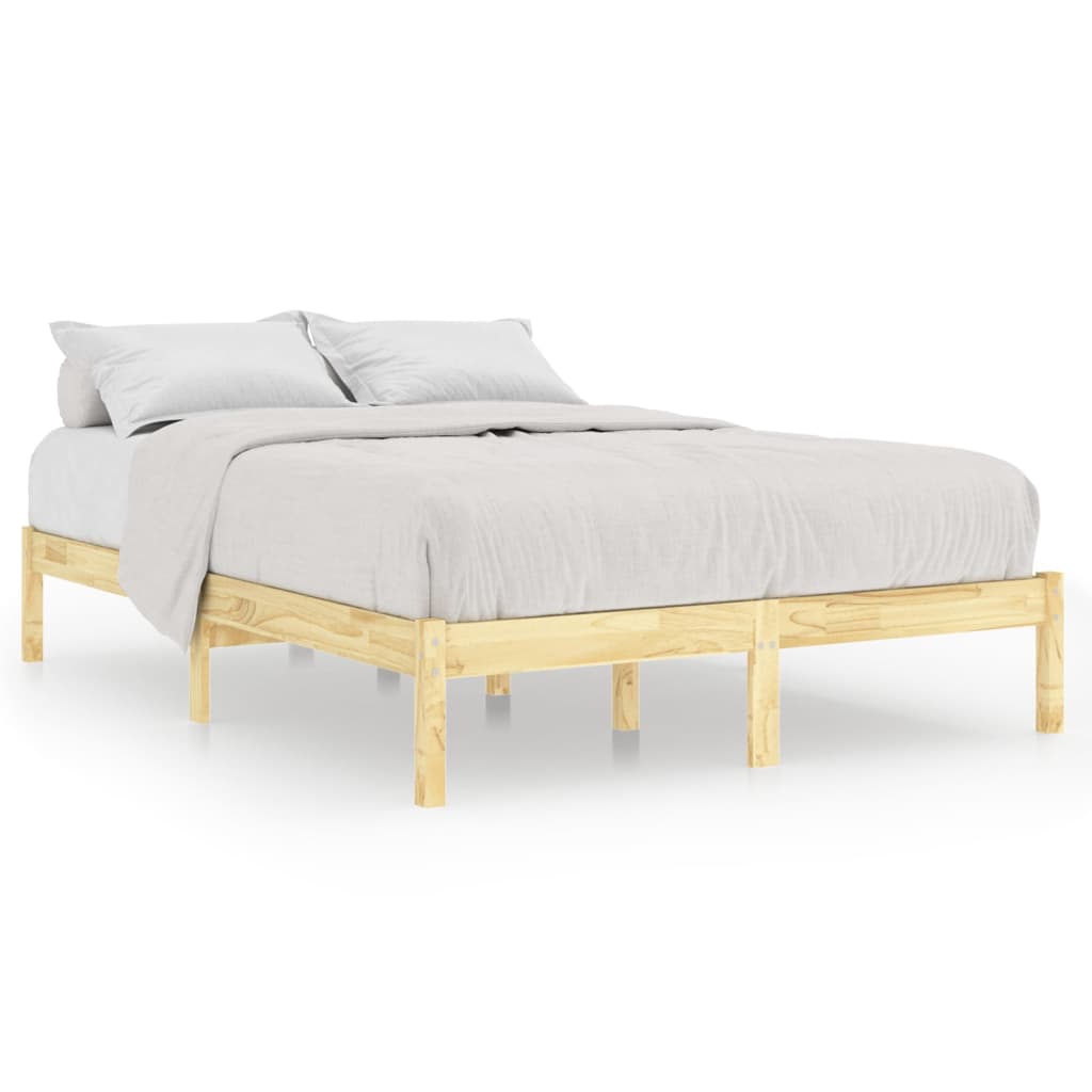 Massivholzbett Holzbett Bett Doppelbett Einzelbett Bettgestell Bett 75-200cm - Bild 10 von 52