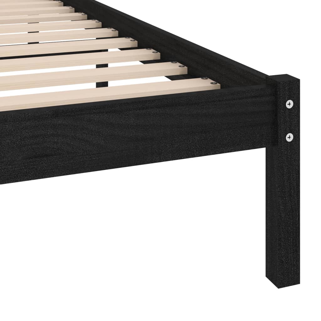 Massivholzbett Holzbett Bett Doppelbett Einzelbett Bettgestell Bett 75-200cm - Bild 34 von 52