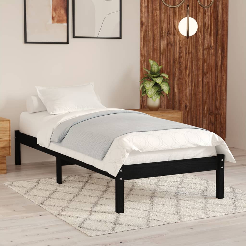 Massivholzbett Holzbett Bett Doppelbett Einzelbett Bettgestell Bett 75-200cm - Bild 29 von 52