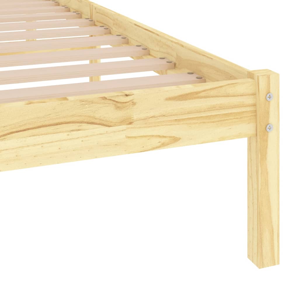 Massivholzbett Holzbett Bett Doppelbett Einzelbett Bettgestell Bett 75-200cm - Bild 7 von 52