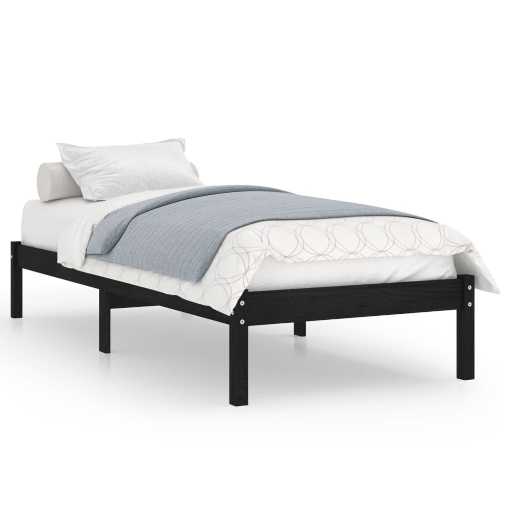 Massivholzbett Holzbett Bett Doppelbett Einzelbett Bettgestell Bett 75-200cm - Bild 30 von 52
