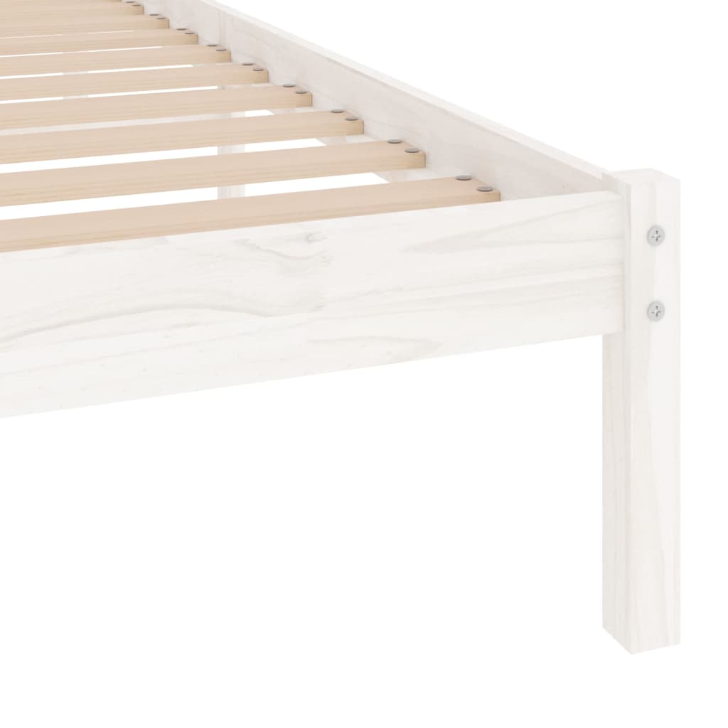 Massivholzbett Holzbett Bett Doppelbett Einzelbett Bettgestell Bett 75-200cm - Bild 16 von 52