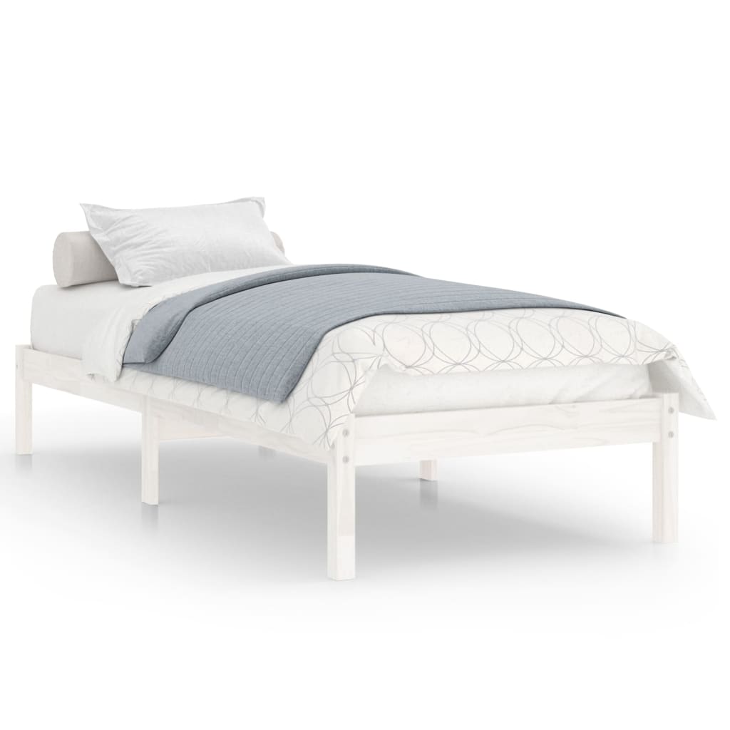 Massivholzbett Holzbett Bett Doppelbett Einzelbett Bettgestell Bett 75-200cm - Bild 12 von 52