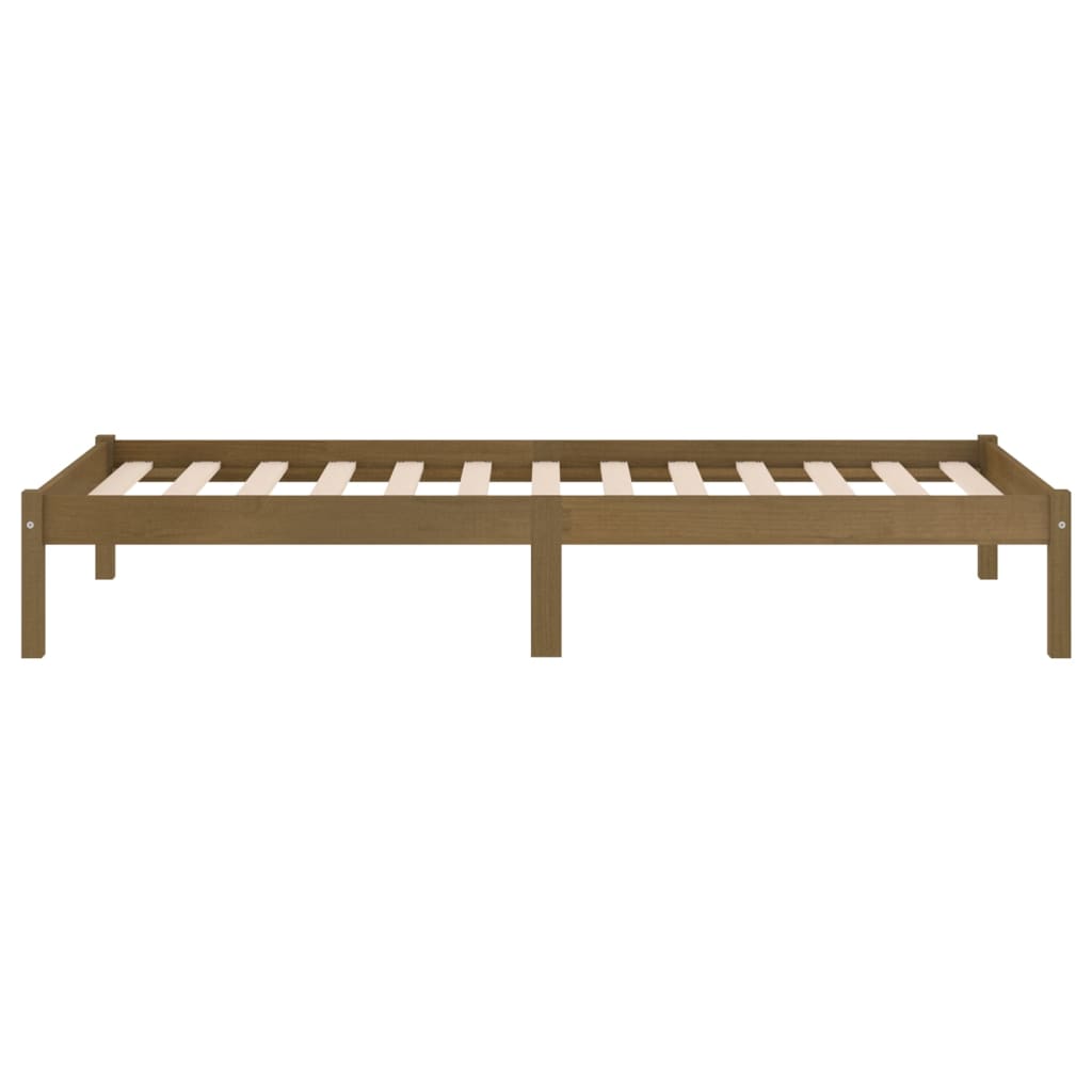 Massivholzbett Holzbett Bett Doppelbett Einzelbett Bettgestell Bett 75-200cm - Bild 24 von 52