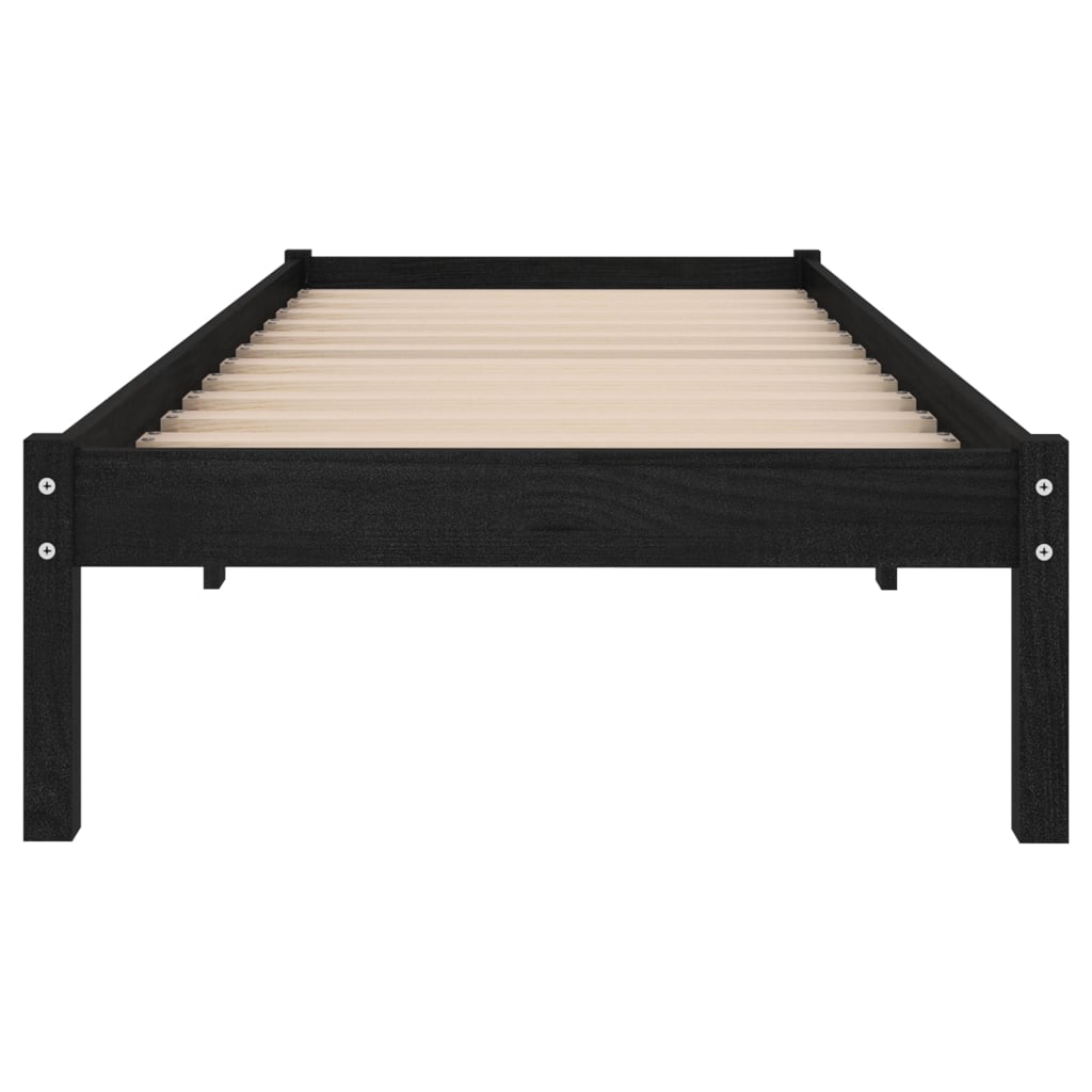 Massivholzbett Holzbett Bett Doppelbett Einzelbett Bettgestell Bett 75-200cm - Bild 32 von 52