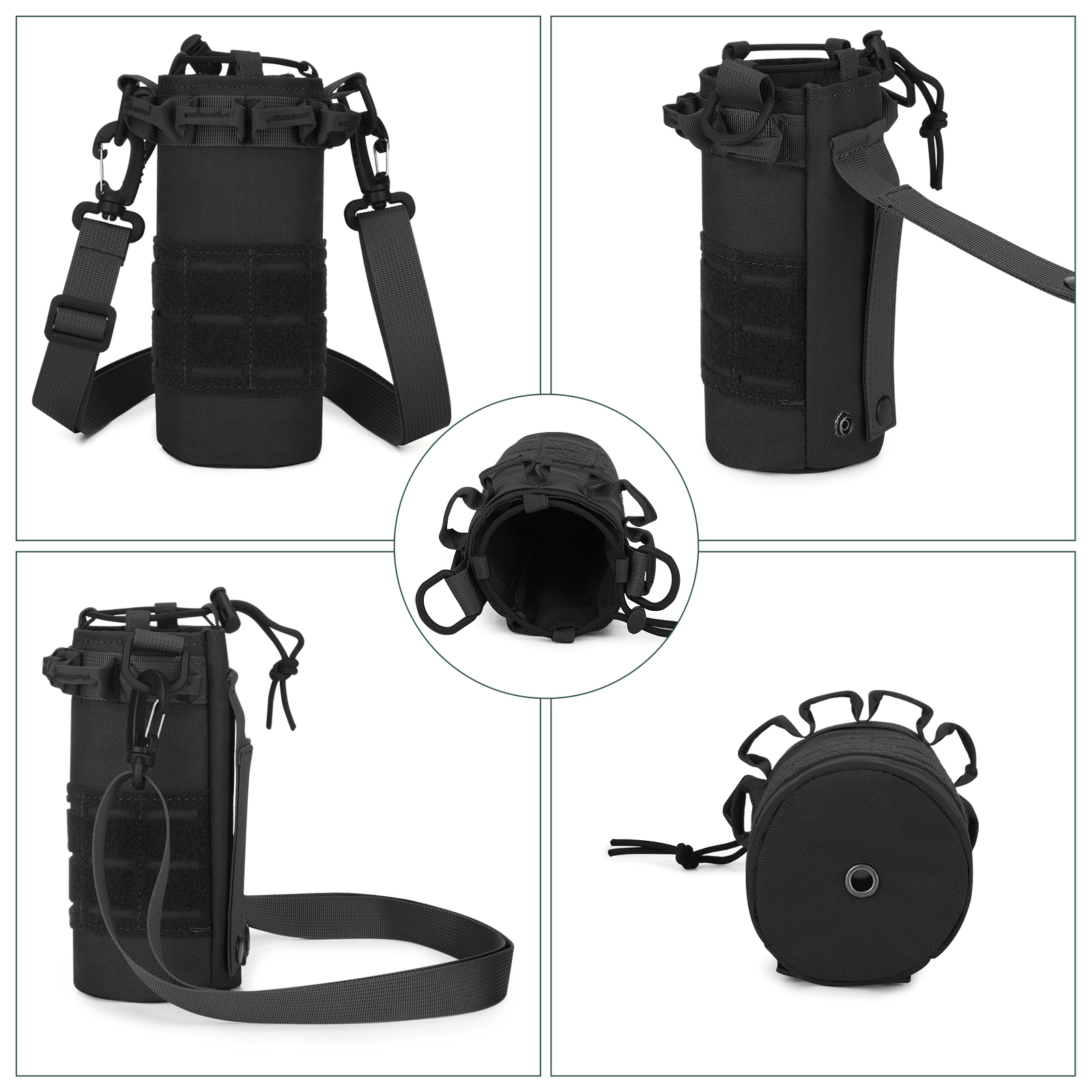 Military Tactical Molle Pouch Multi Purpose Utility Bag Outdoor EDC Waist Pack - Picture 19 of 95