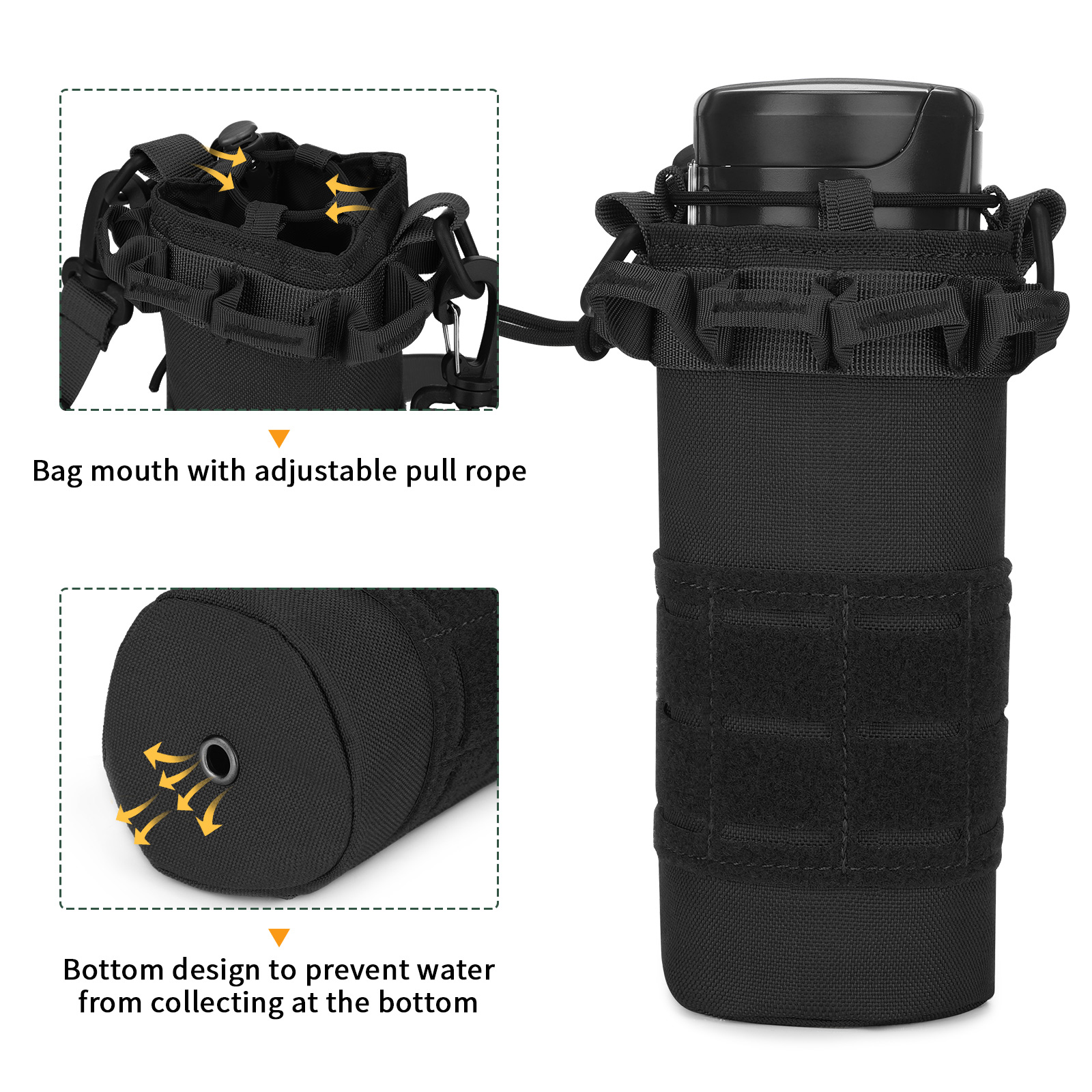 Military Tactical Molle Pouch Multi Purpose Utility Bag Outdoor EDC Waist Pack - Picture 21 of 95