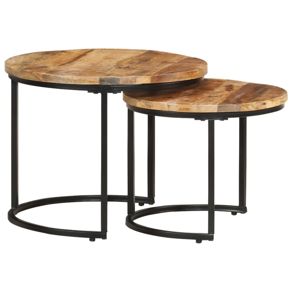 2er/3er Satztische Beistelltisch Couchtisch Sofatisch Rund Wohnzimmertisch Tisch - Bild 19 von 31