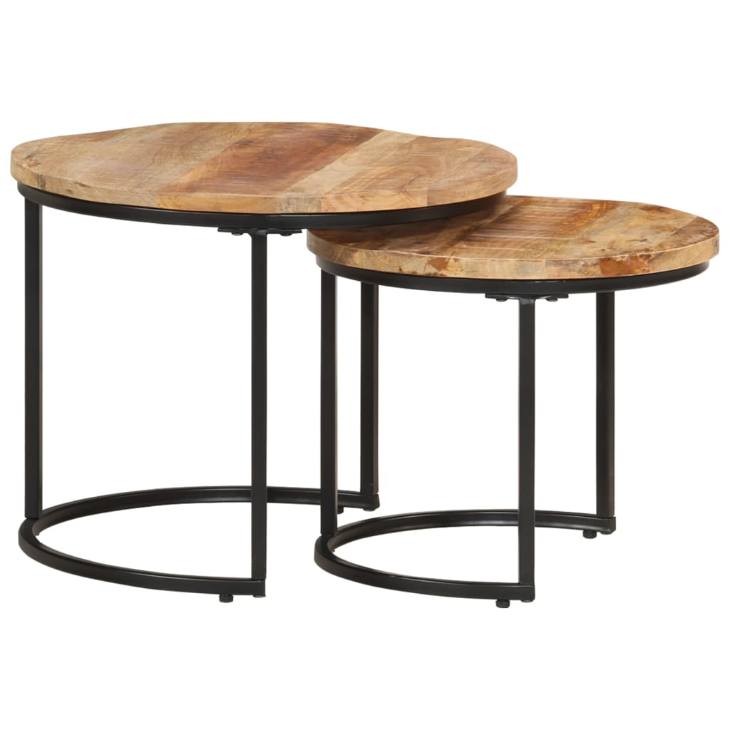 2er/3er Satztische Beistelltisch Couchtisch Sofatisch Rund Wohnzimmertisch Tisch - Bild 20 von 31
